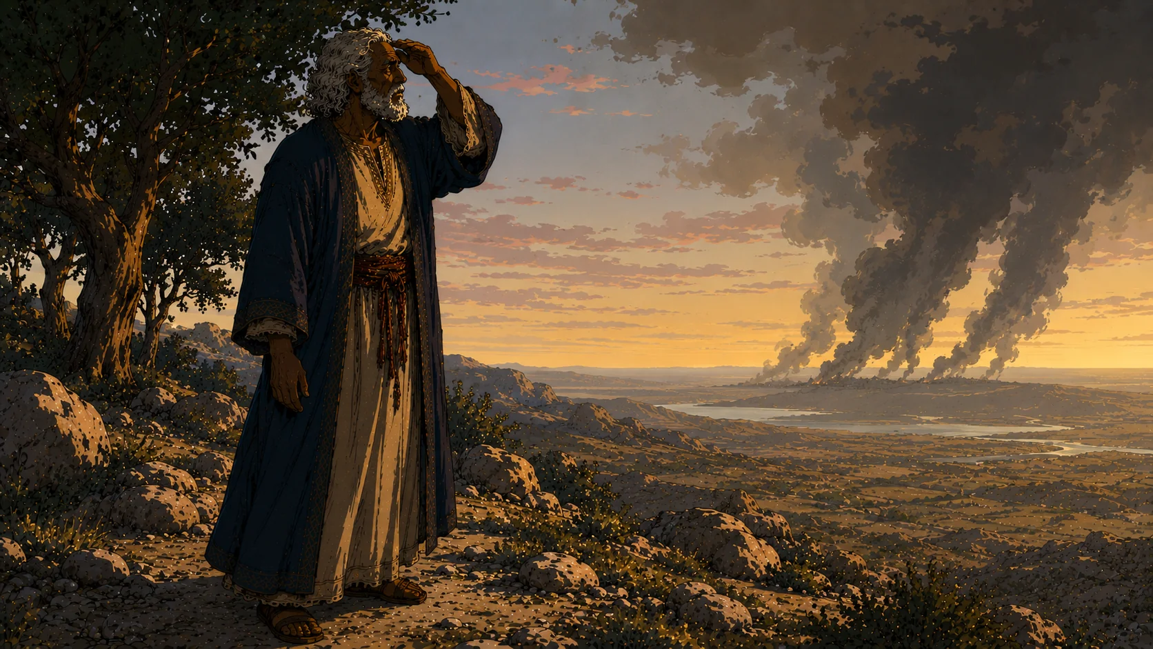 Abraham Sees the Smoke